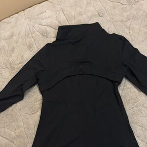 Black Long Sleeve Turtleneck Top